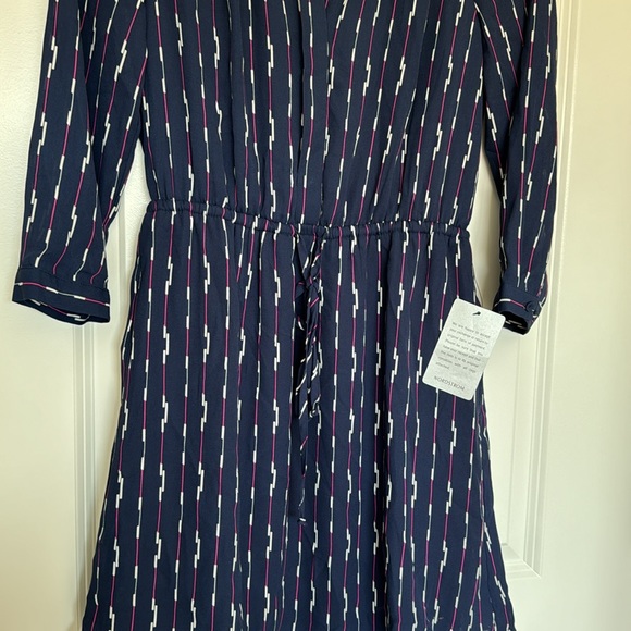 DR2 Women Indigo Navy 3/4 Sleeve Dress (XSP) - Picture 4 of 13